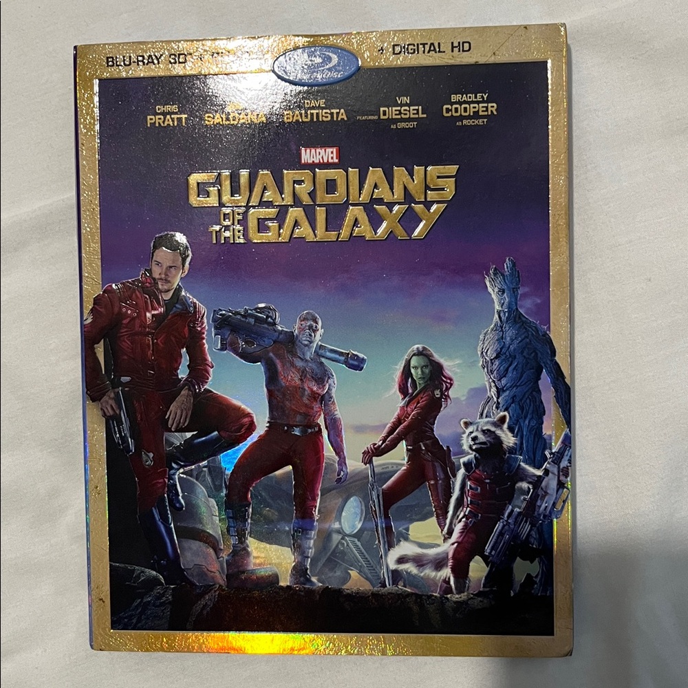 Marvel Guardians of the Galaxy Blu-Ray disc